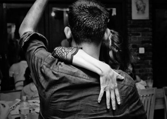 The Dance Floor Bachata dance black and white